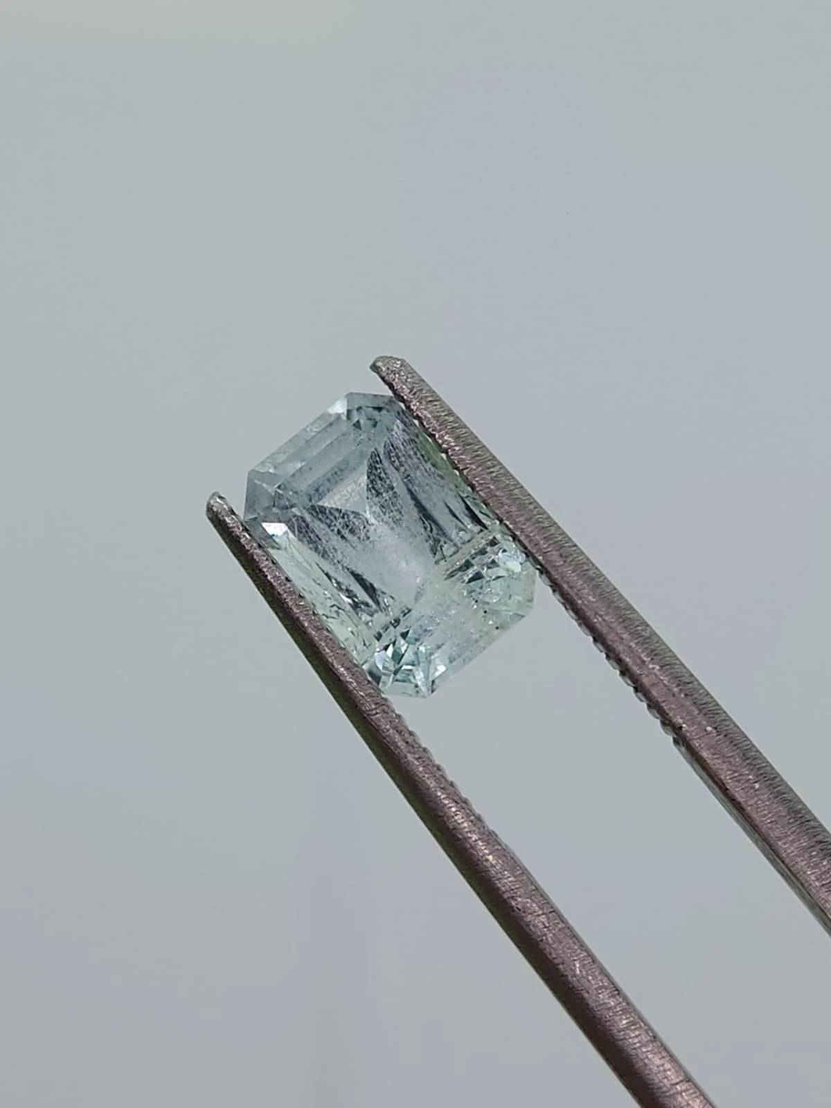1.32ct Natural Aquamarine Emerald Cut From Nigeria — view 4